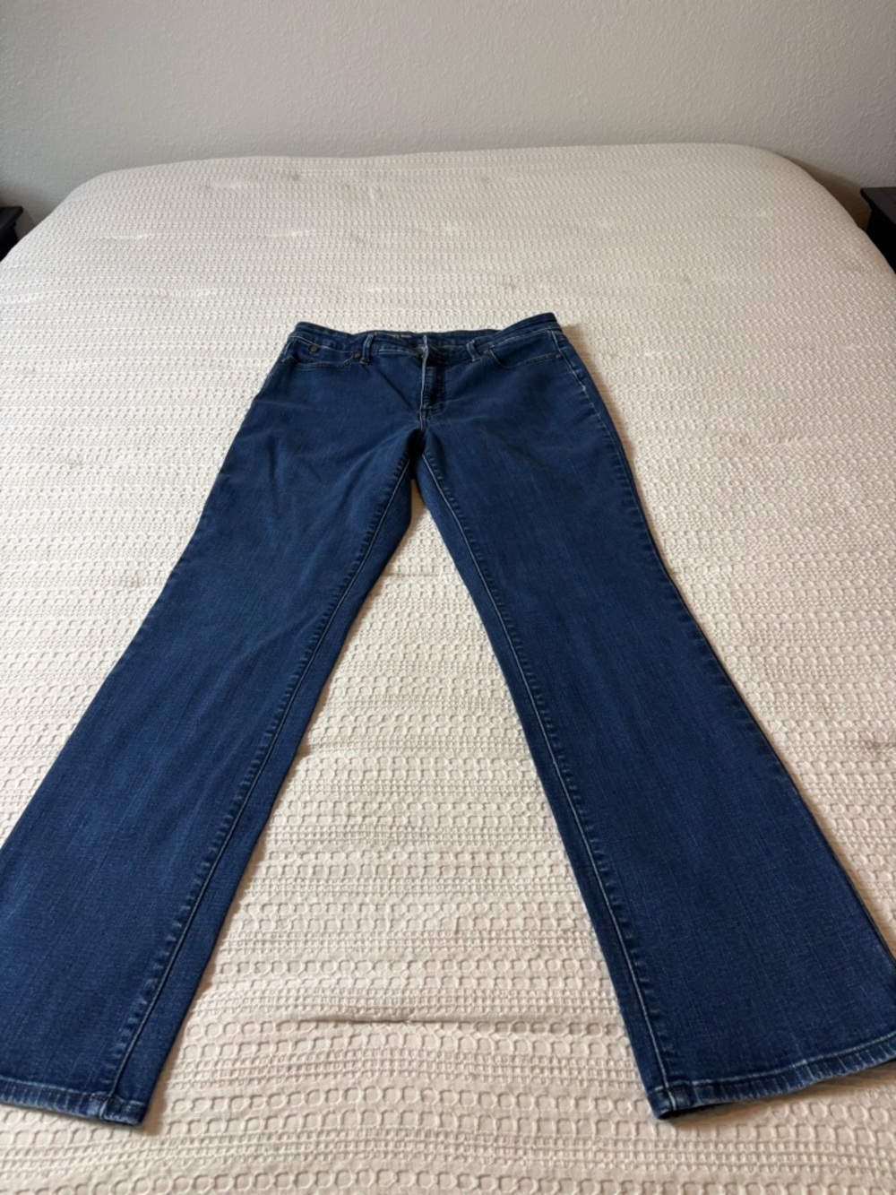 Talbots Dark Blue Flared Jeans size 8